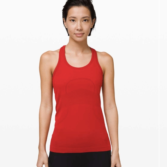 Lululemon Swiftly Tech Racerback Dark Red / Dark Red - Picture 1 of 9